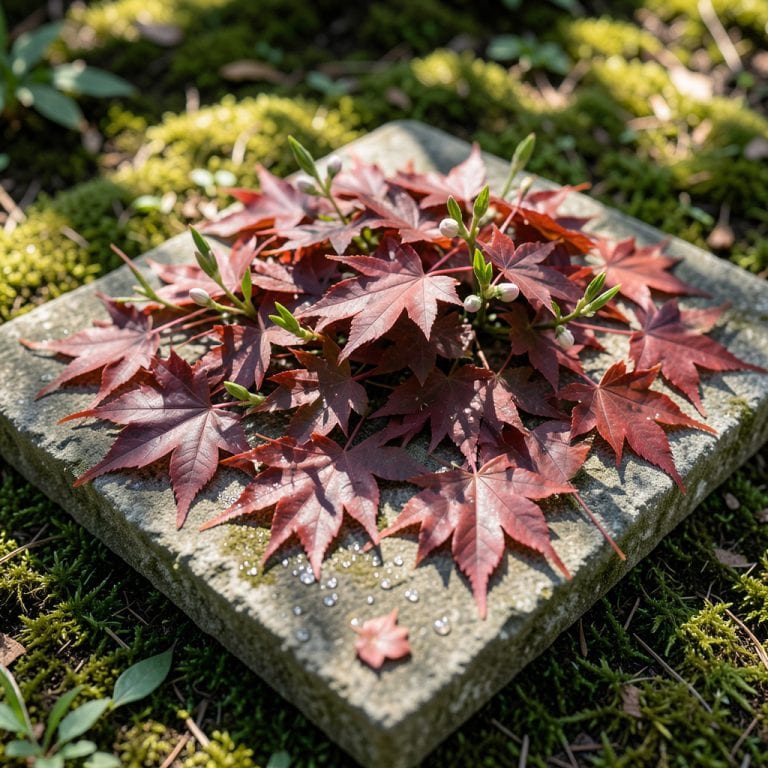 Red Maple Leaves in Spring: Vibrant Crimson Emergence