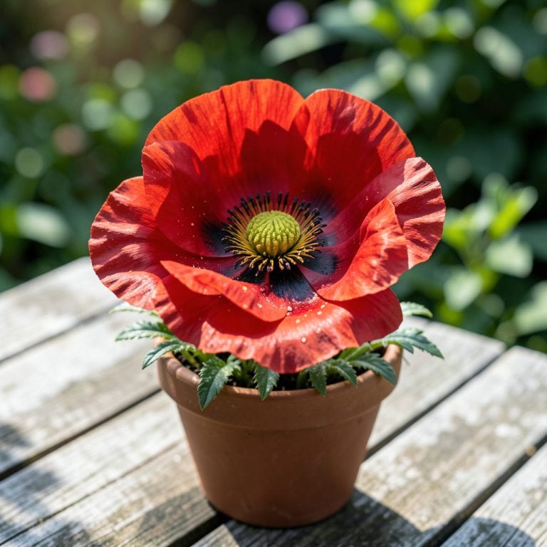 Red Poppy Yellow Center: Bold Contrast for Pollinator-Friendly Gardens