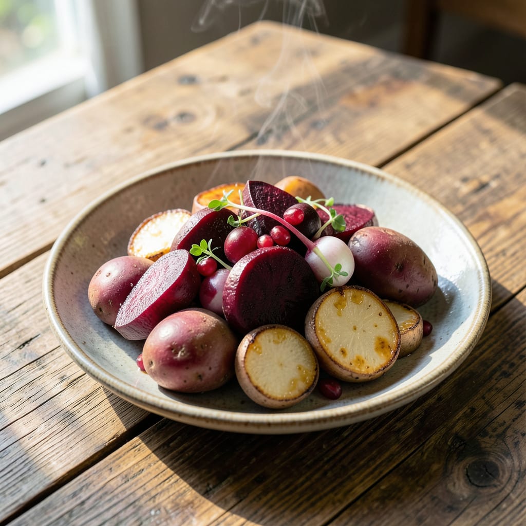 Red Skin Root Vegetable: Growing Guide for Vibrant Harvests example with annotations
