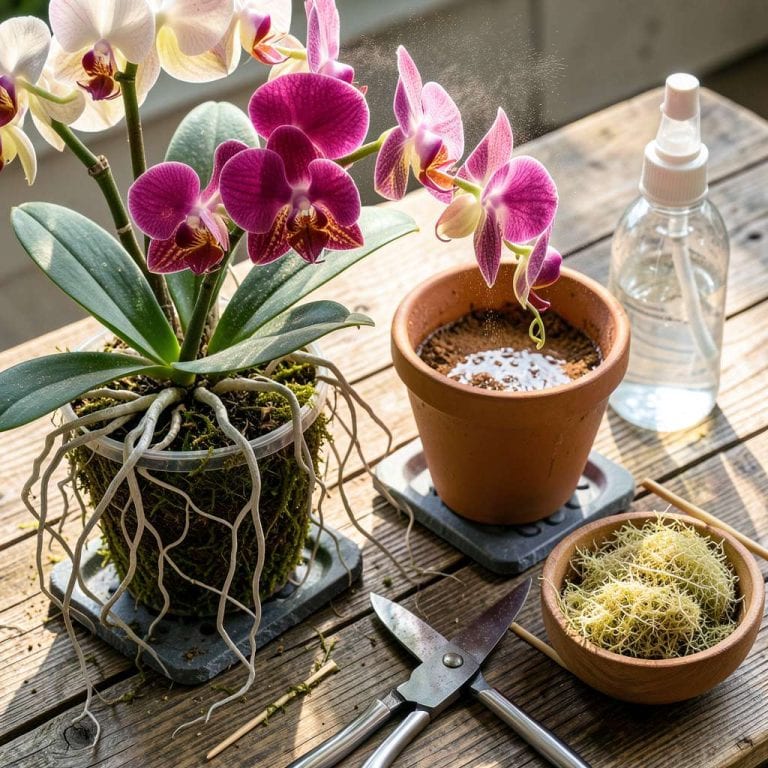 Repotting Orchids in Bloom: Step-by-Step Without Shocking Your Plant