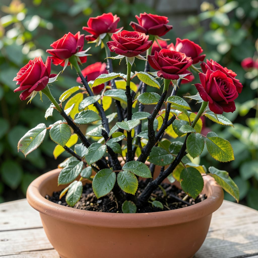 Comprehensive Rose Bush Stems Turning Black: Causes and Organic Revival Steps visual reference