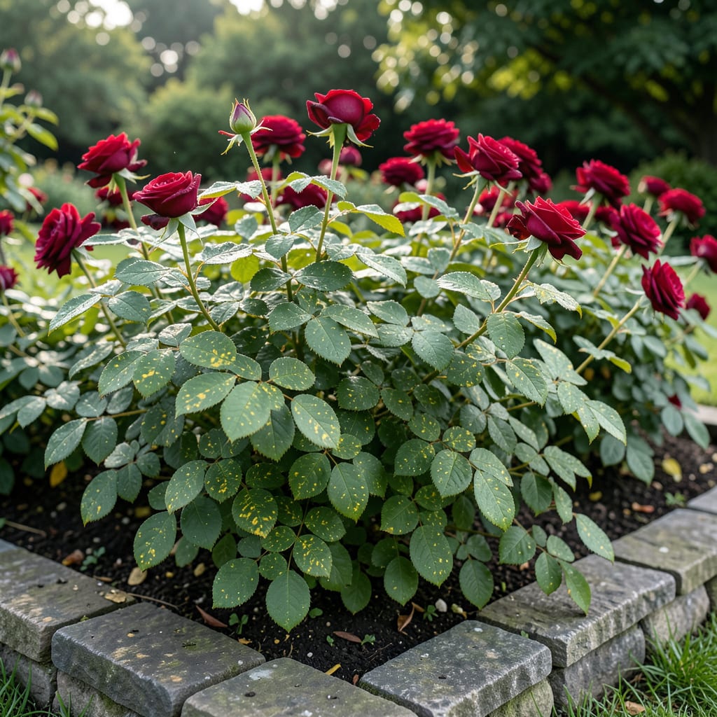 Comprehensive Rose Bush Yellow Spotted Leaves: Natural Remediation for Healthy Foliage visual reference
