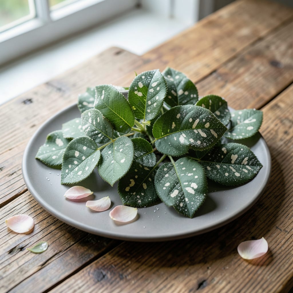 Comprehensive Rose Leaves Have White Spots: Powdery Mildew Prevention and Cure visual reference