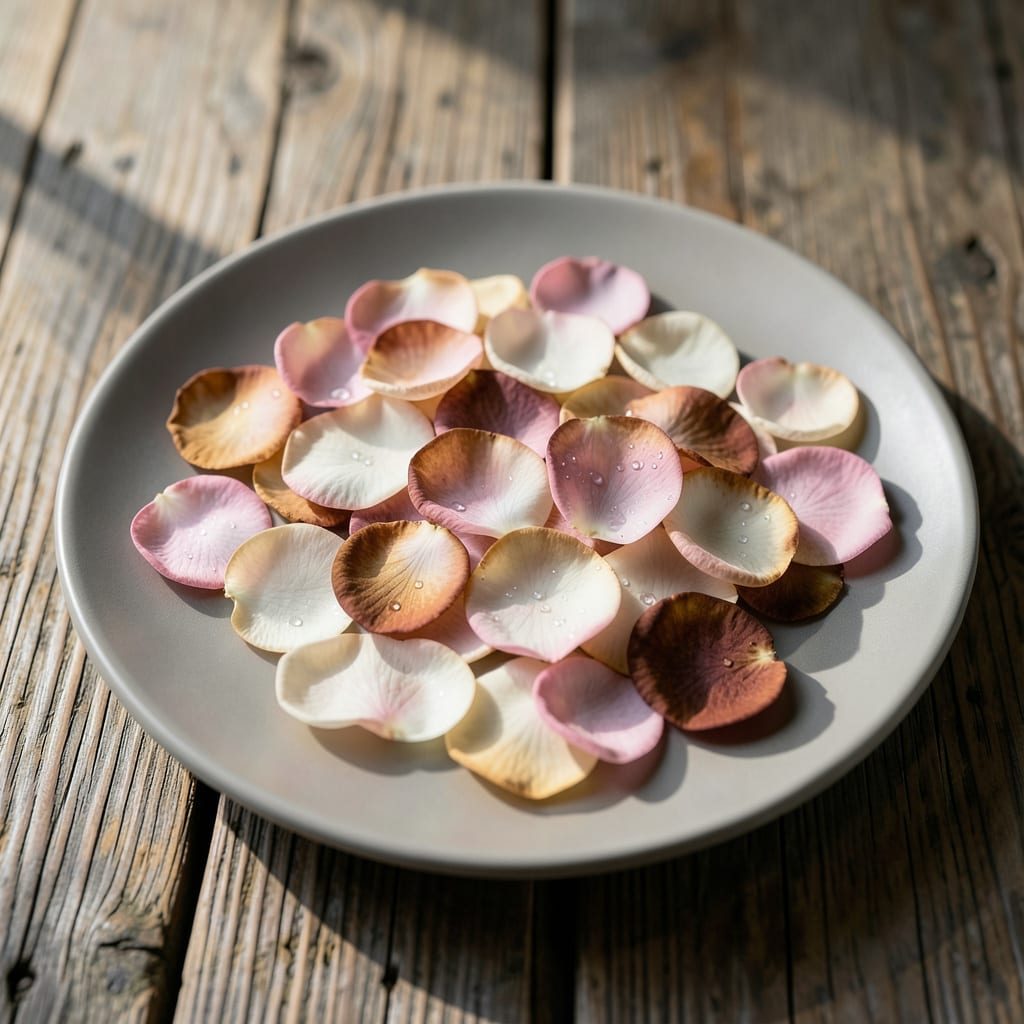 Rose Petals Turning Brown on Edges: Causes and Natural Remedies example with annotations