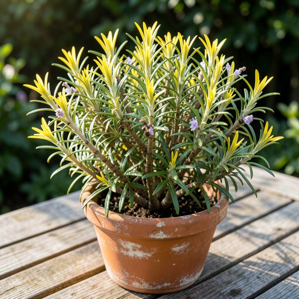Rosemary Plant Yellow Leaves: Causes and Natural Remedies detailed visual guide
