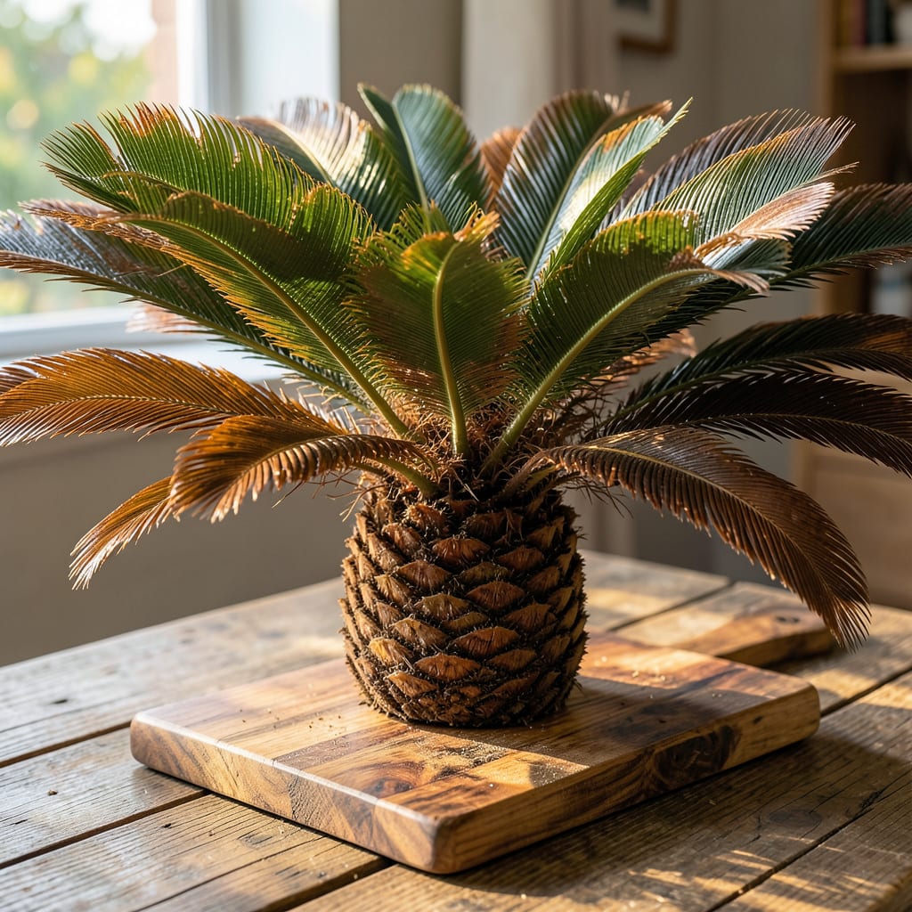 Comprehensive Sago Palm Turning Brown: Early Signs and Revitalization Steps visual reference