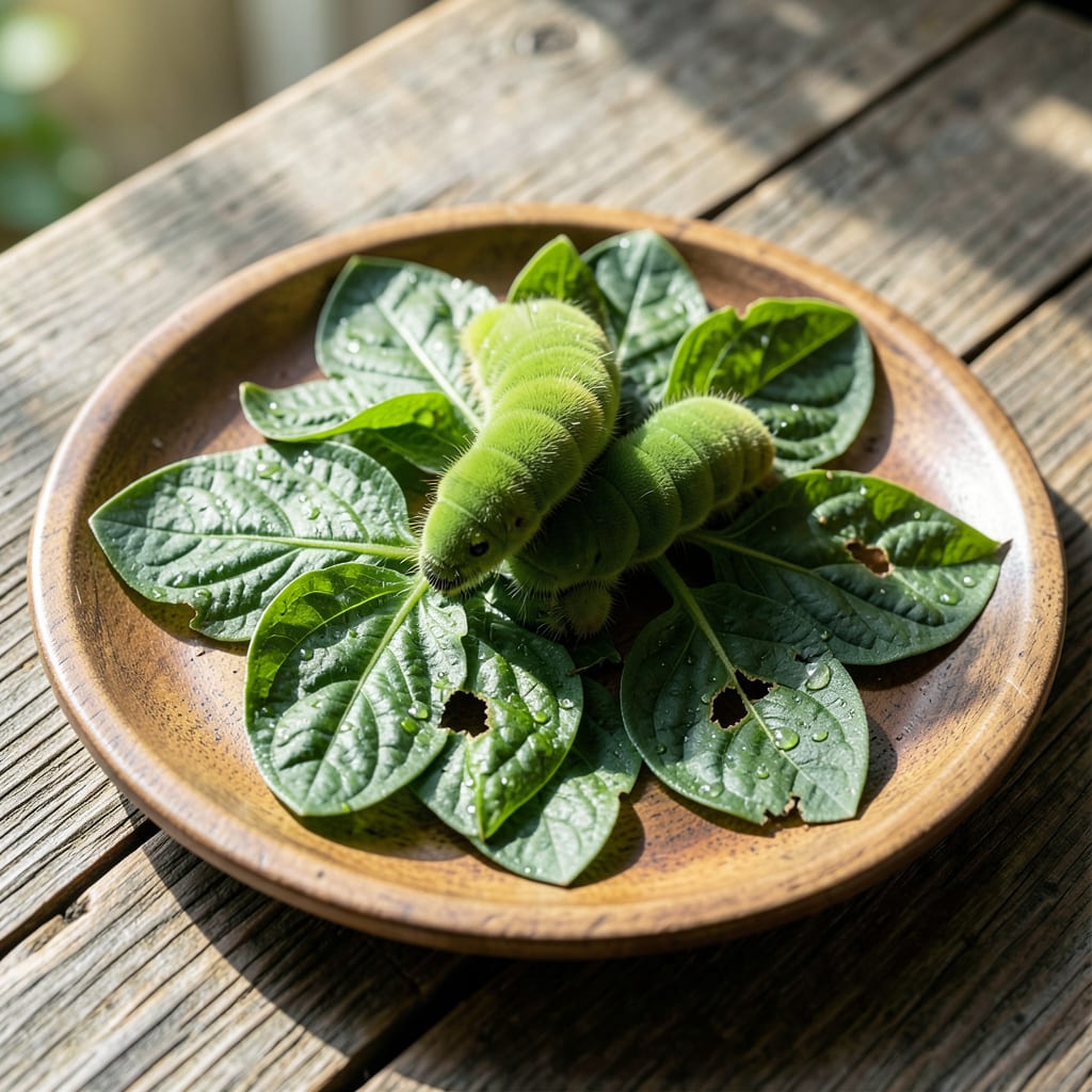 Something Eating Tomato Leaves: Organic Solutions to Save Your Plants example with annotations