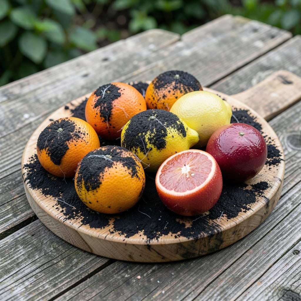 Comprehensive Sooty Mold on Citrus: Black Fungus Control and Prevention visual reference