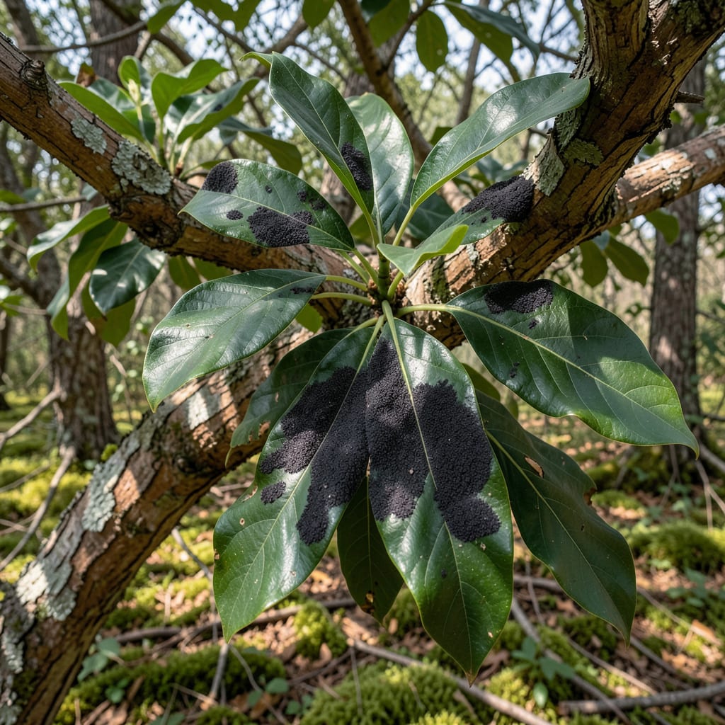 Comprehensive Sooty Mold on Crepe Myrtle: Black Fungus Removal and Prevention visual reference