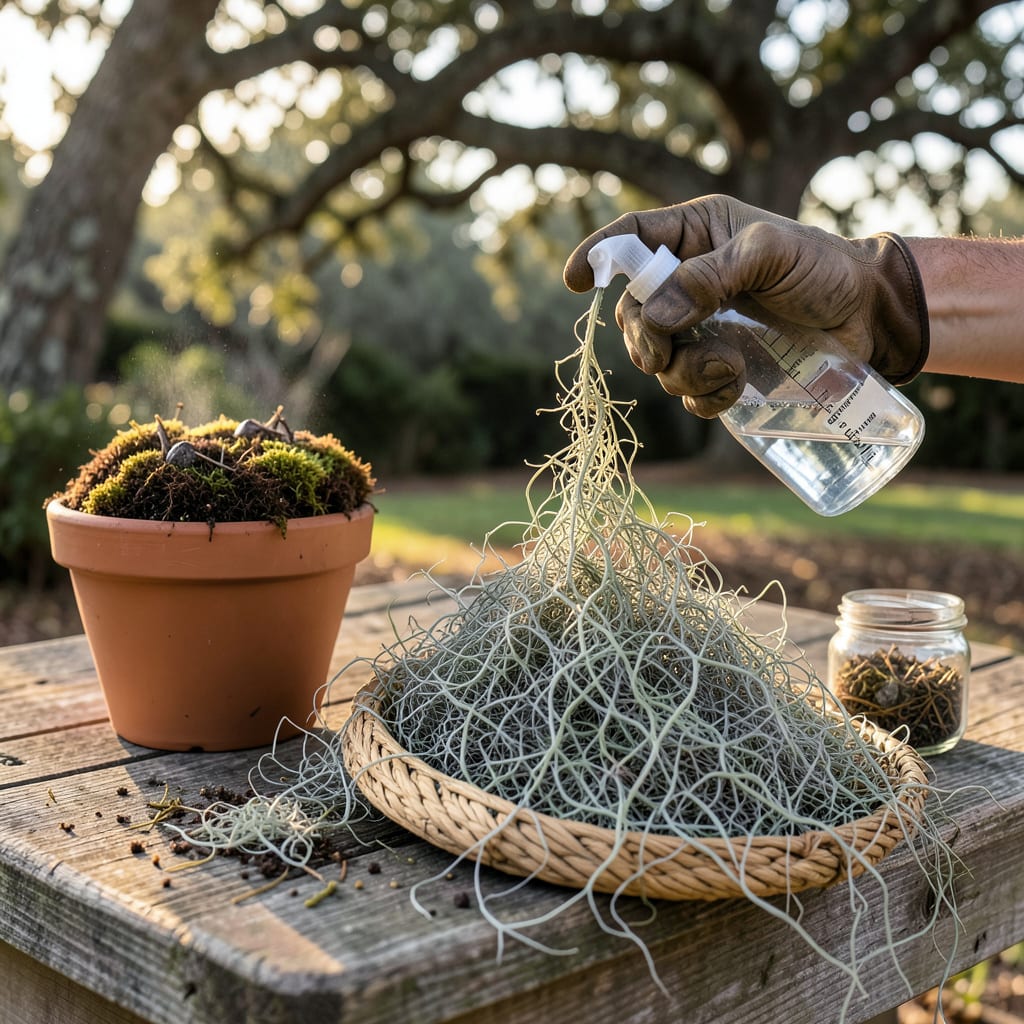 Comprehensive Spanish Moss Transplant: The Key to Thriving Hanging Gardens visual reference
