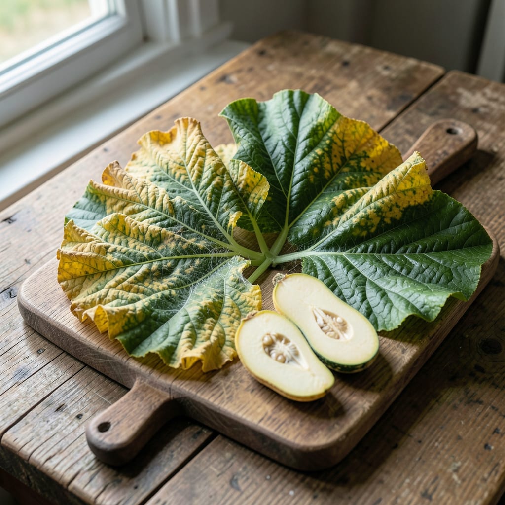 Squash Leaf Curl Virus: Early Detection and Organic Control Methods illustration with key details