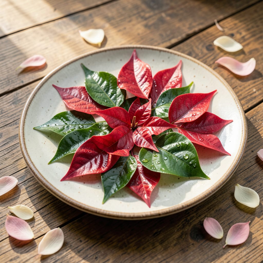 star jasmine leaves turning red illustration with key details