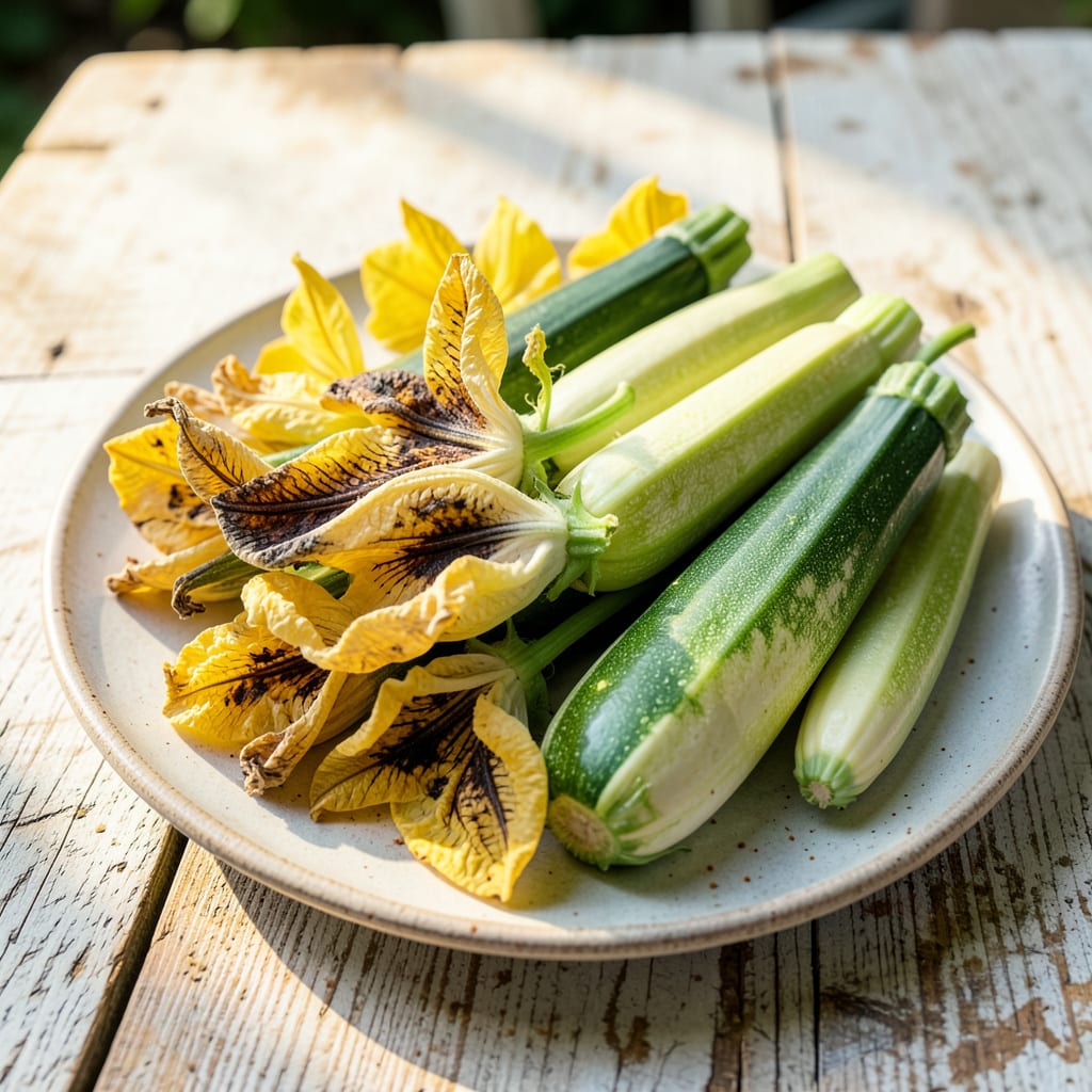 Summer Squash Blossom End Rot: Prevention and Organic Treatment Methods example with annotations