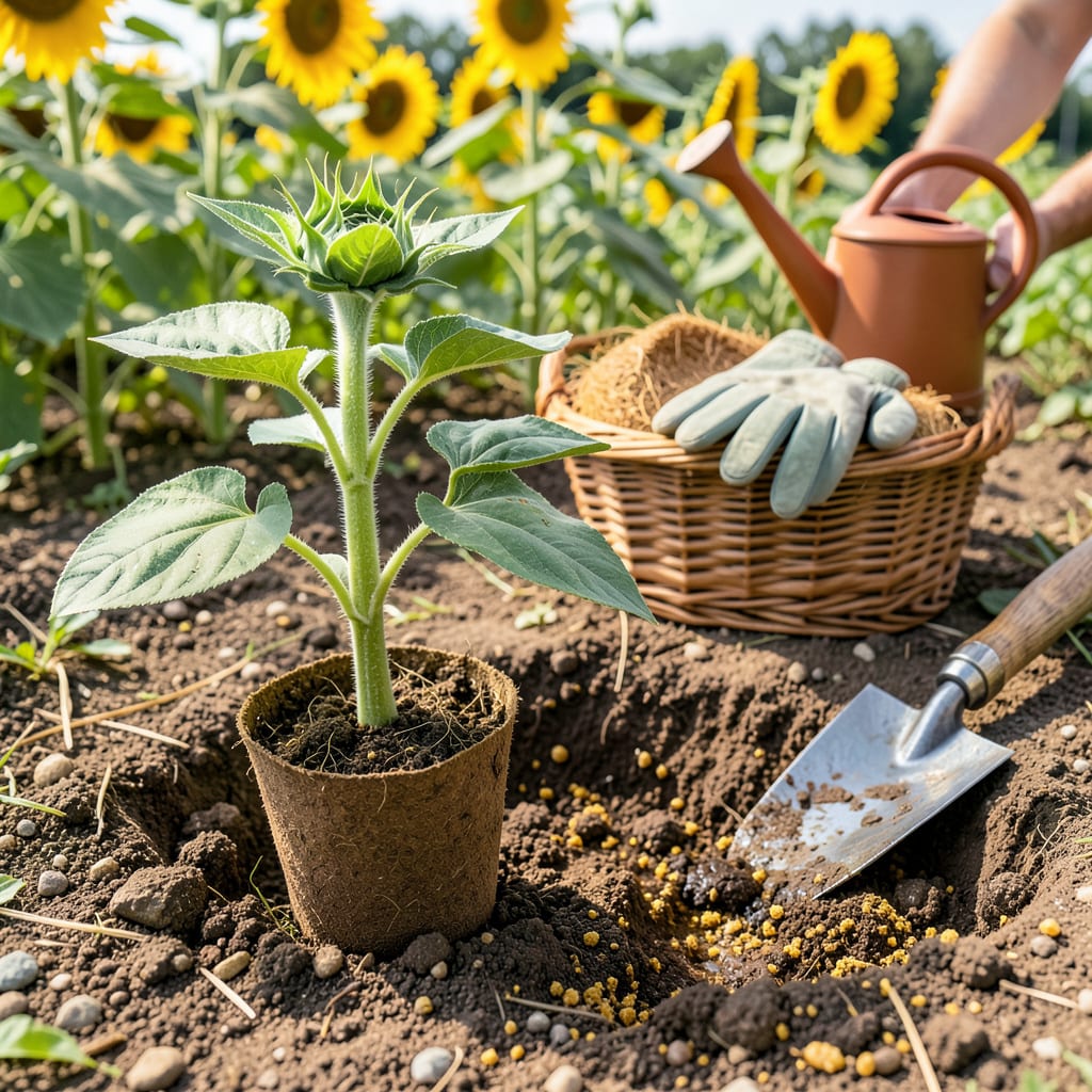 Comprehensive Sunflower Transplanting: The Foolproof Guide for Thriving Blooms visual reference