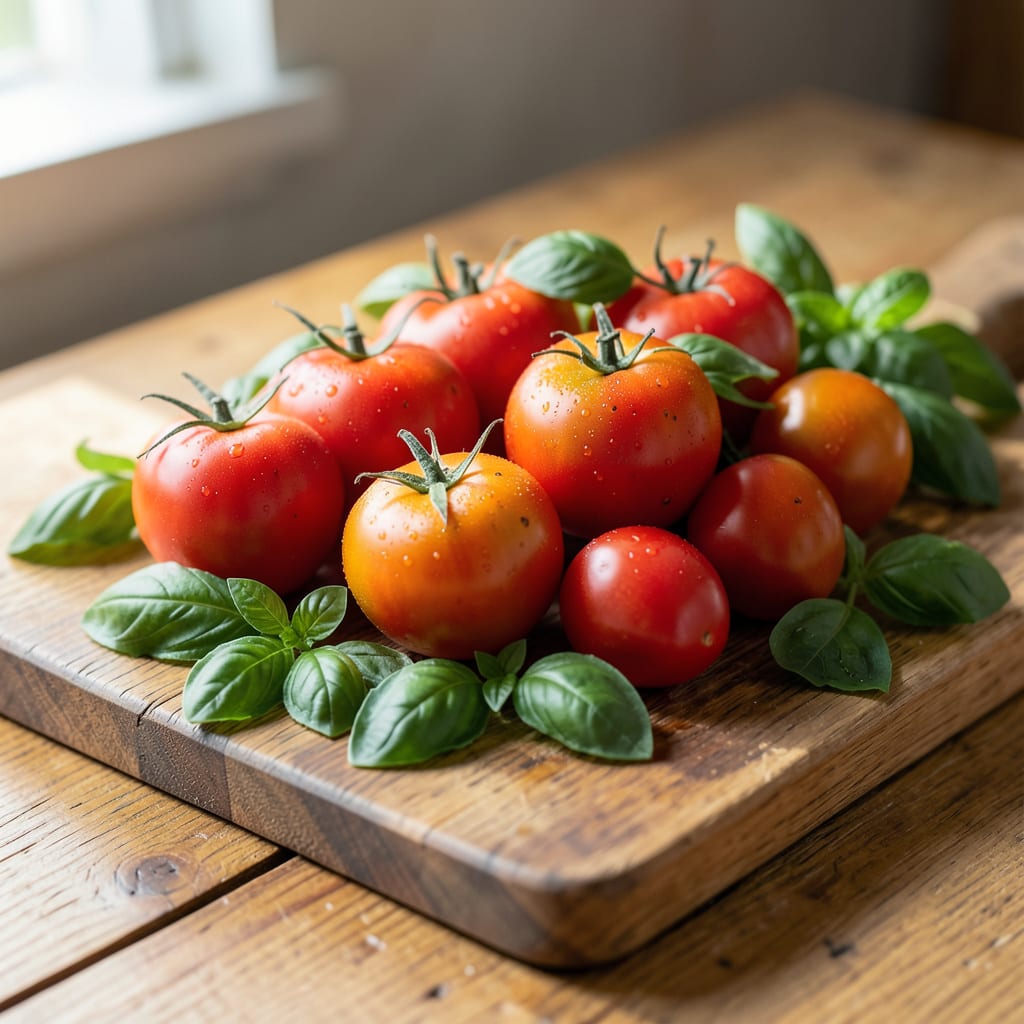 Visual representation of tiny brown spots on tomatoes safe to eat