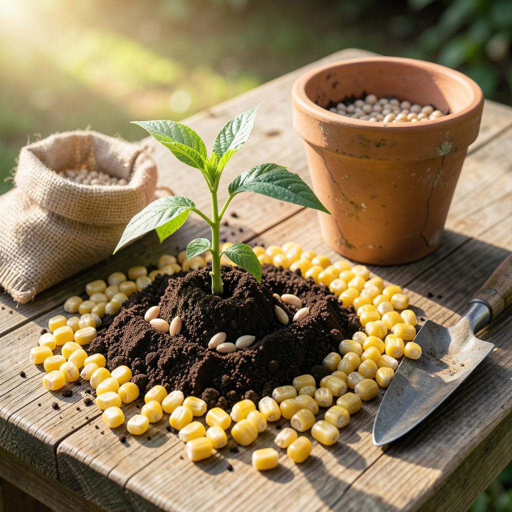 tips for planting corn example with annotations