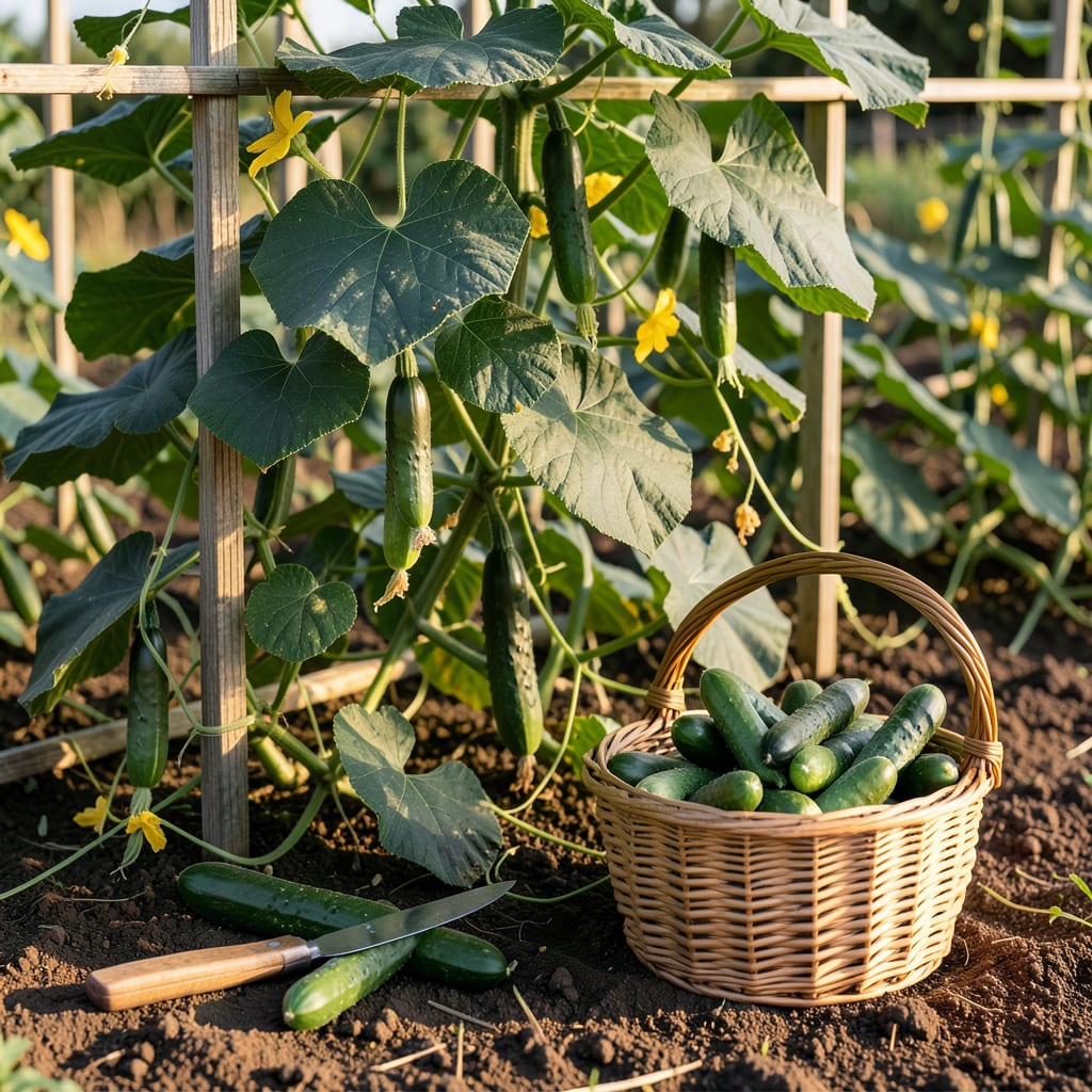 Comprehensive To Pick Cucumber Ripeness Chart: Harvest Timing for Sweetest Flavor visual reference