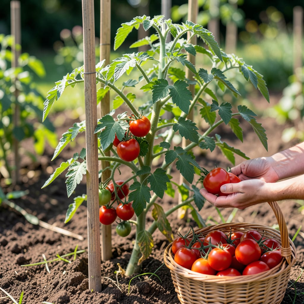 Visual representation of Tomato Days to Harvest: Variety Specific Timelines for Gardeners
