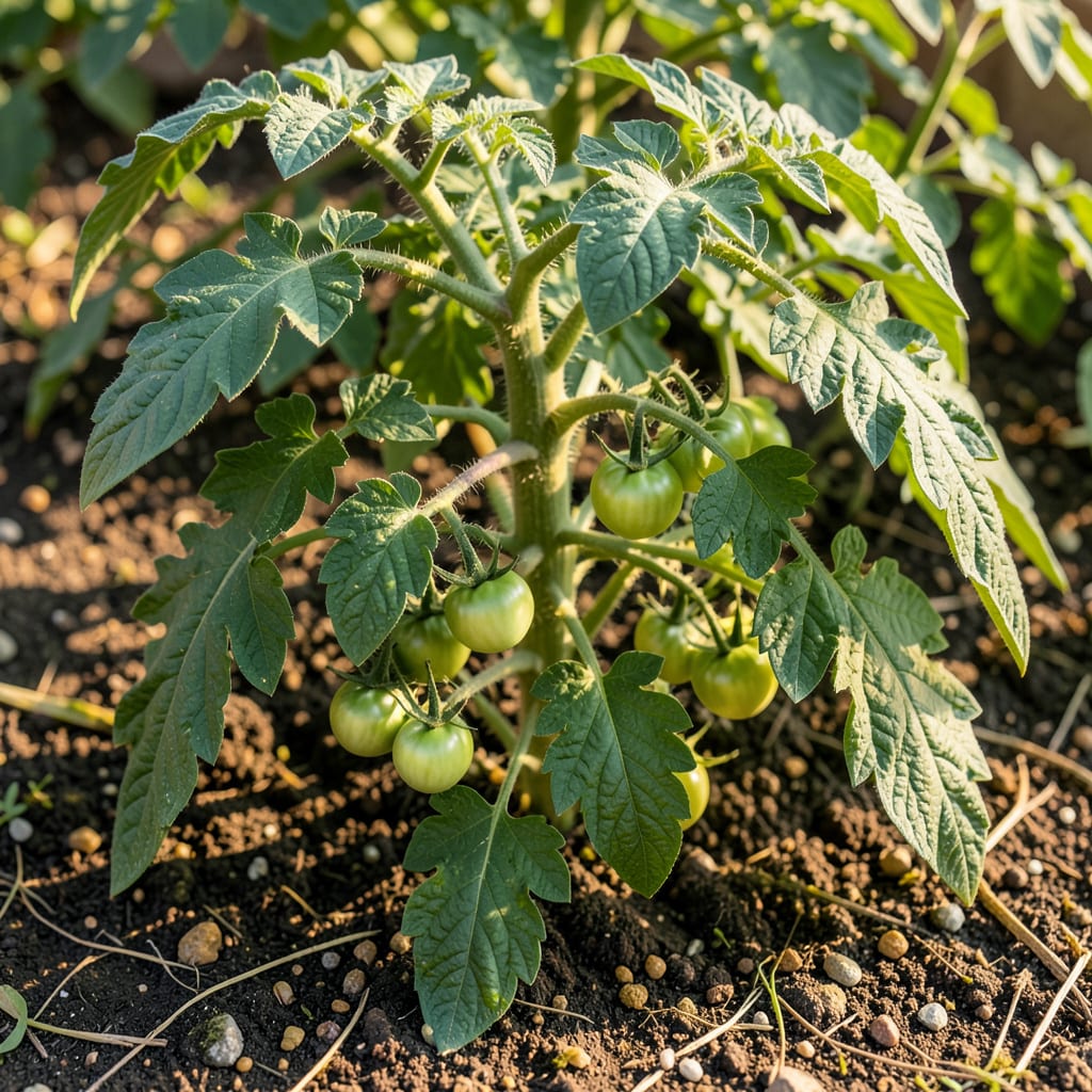 Tomato Leaf Curl Downward: Viral Disease or Environmental Stress Signs example with annotations