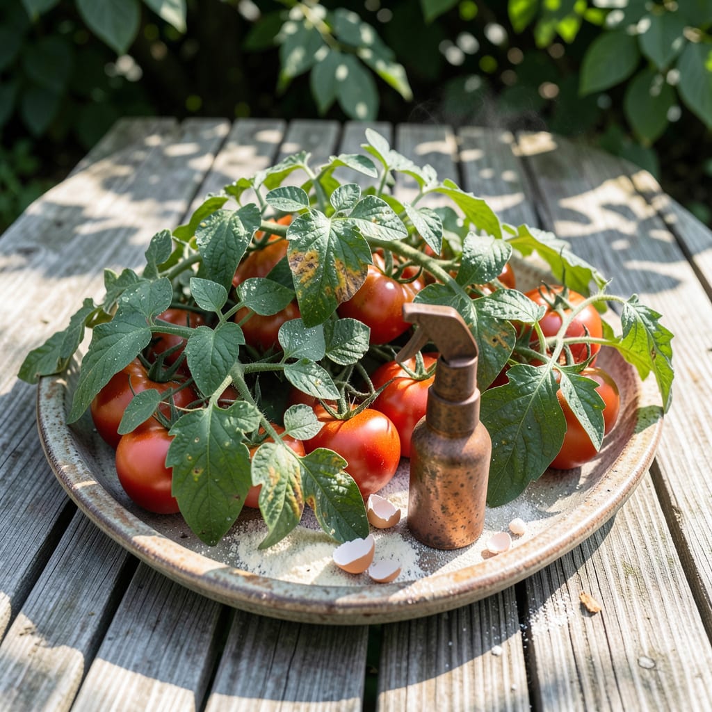 tomato plant blight treatment detailed visual guide