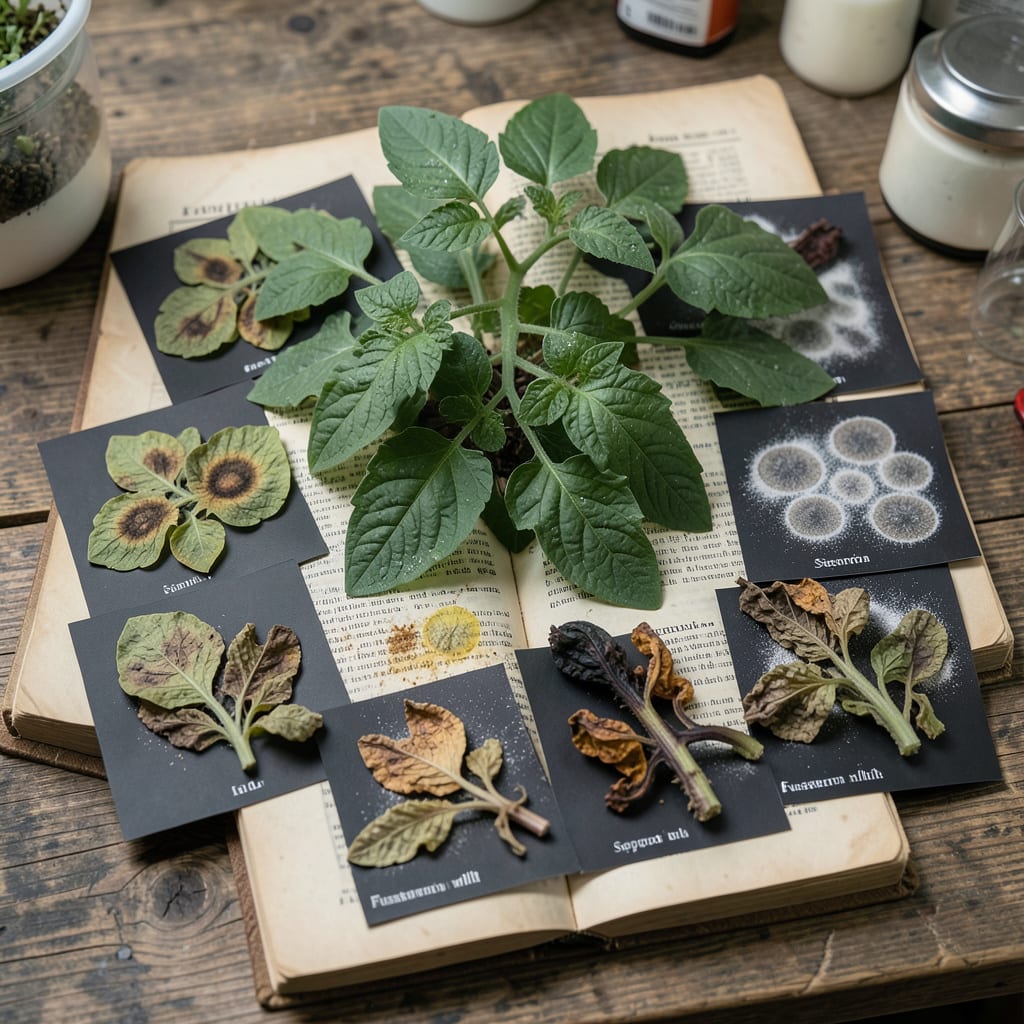 tomato plant diseases identification detailed visual guide