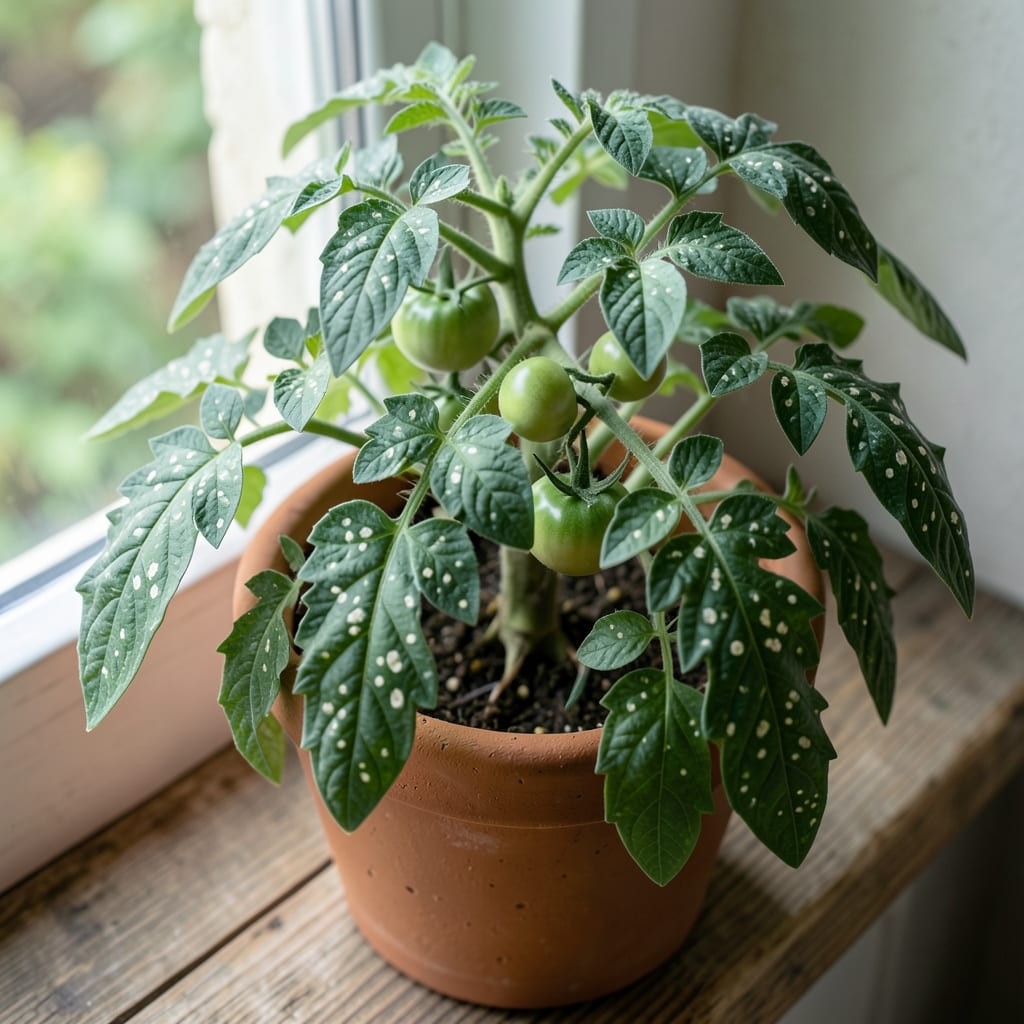 Comprehensive Tomato Plant Has White Spots on Leaves: Fungal Threat and Natural Fixes visual reference