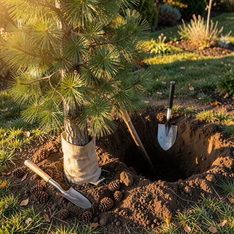 Transplanting a 6-Foot Pine Tree: Step-by-Step Guide for Healthy Roots
