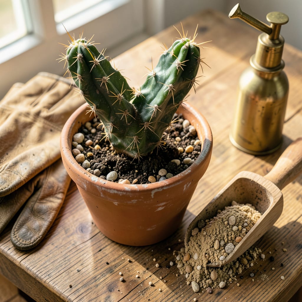 Comprehensive Transplanting a Cactus Cutting: Foolproof Steps for Thriving Growth visual reference