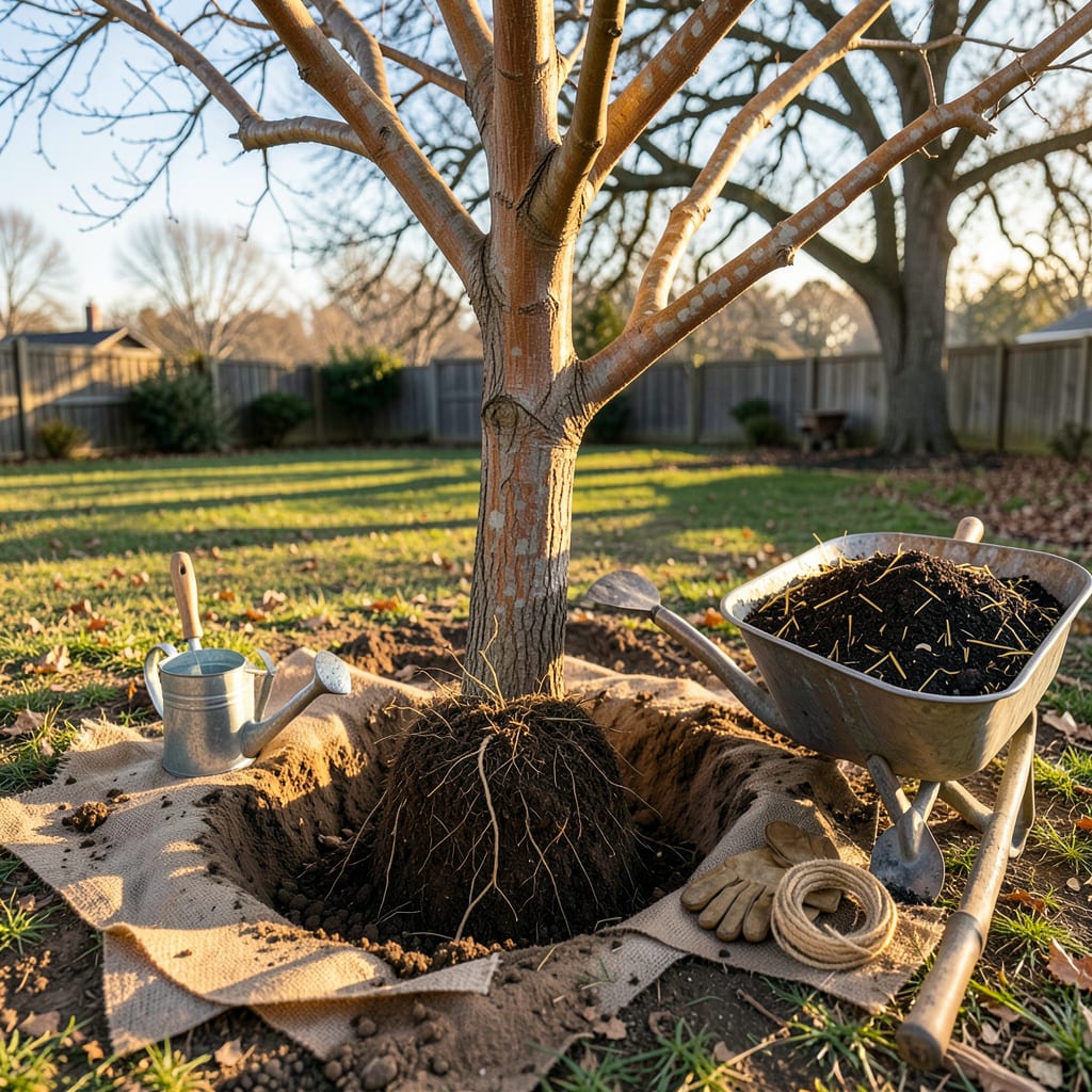 Comprehensive Transplanting a Crepe Myrtle: Step by Step for Thriving Blooms Next Season visual reference