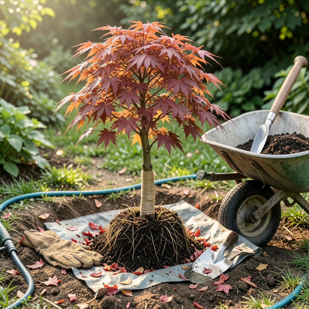 Comprehensive Transplanting a Japanese Maple: Step by Step for Thriving Roots and Foliage visual reference