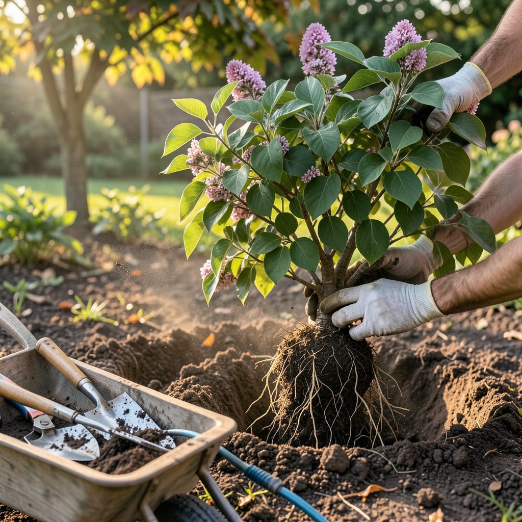 Visual representation of Transplanting a Lilac Bush: The Foolproof Guide to Thriving Blooms
