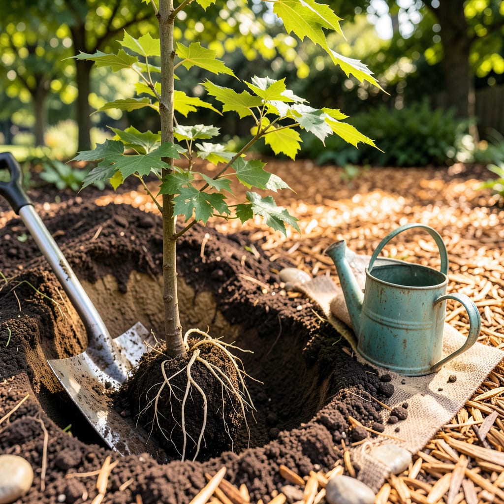 Comprehensive Transplanting a Small Tree: Step by Step for Stress Free Growth visual reference