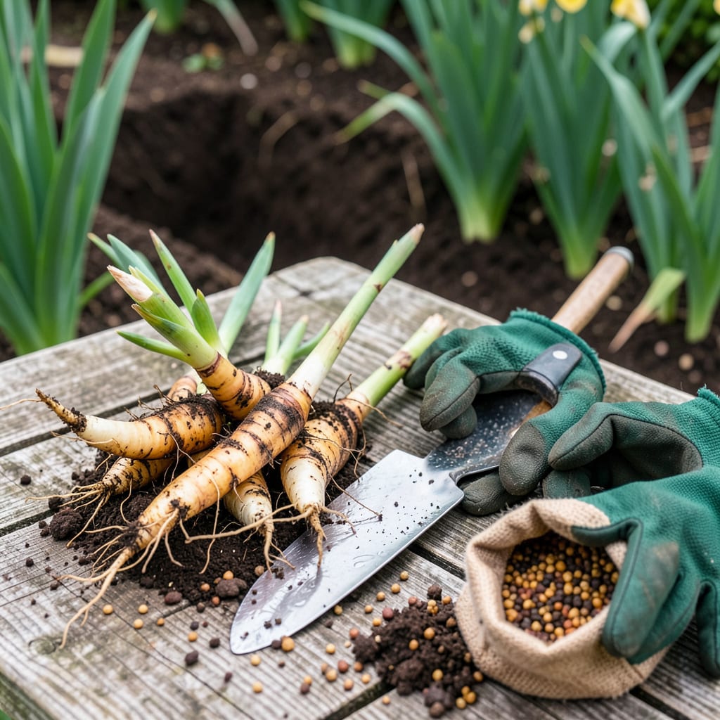 Visual representation of Transplanting Irises: Foolproof Guide for Thriving Blooms Next Season