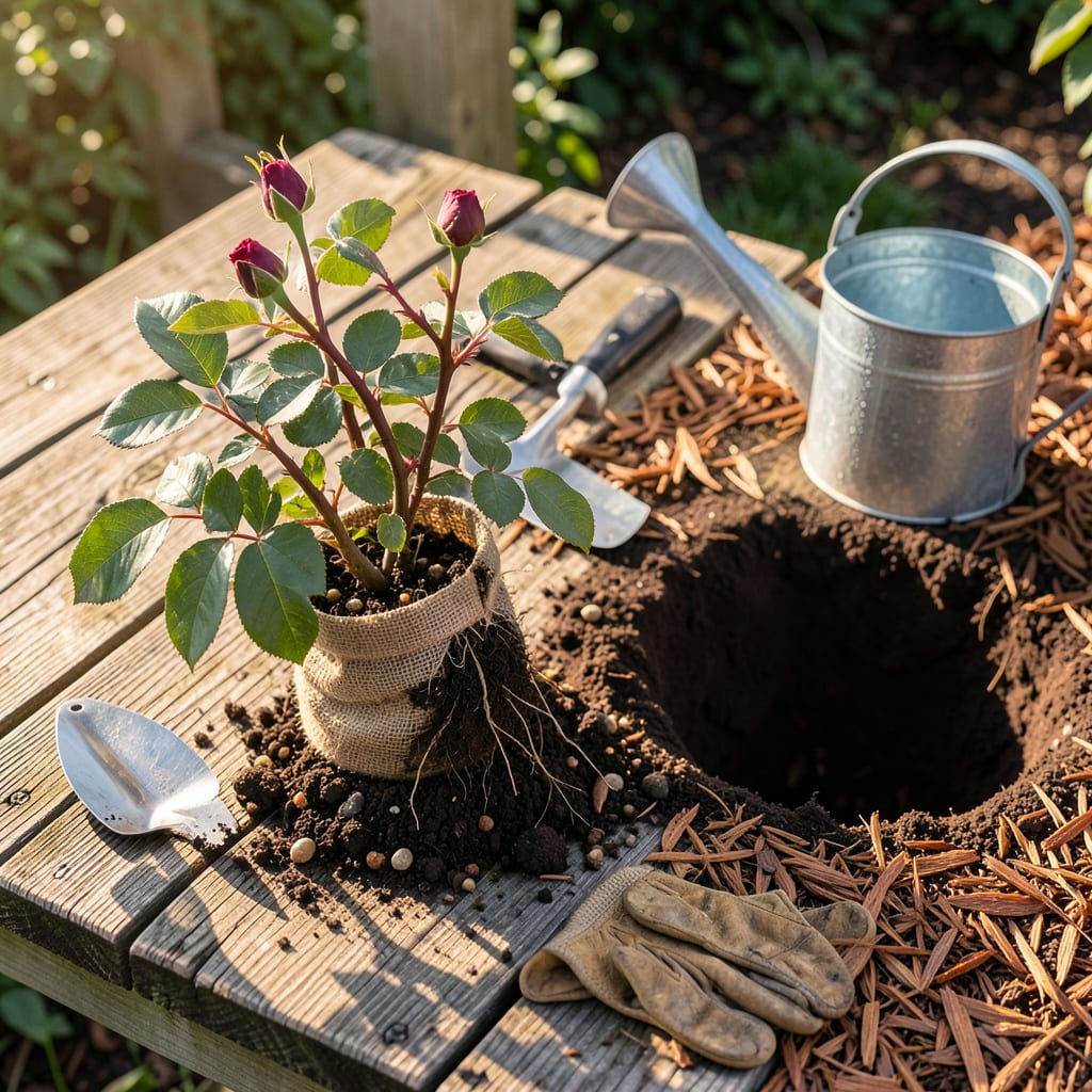 Complete Transplanting Rose Bushes: The Foolproof Guide to Thriving Blooms overview image