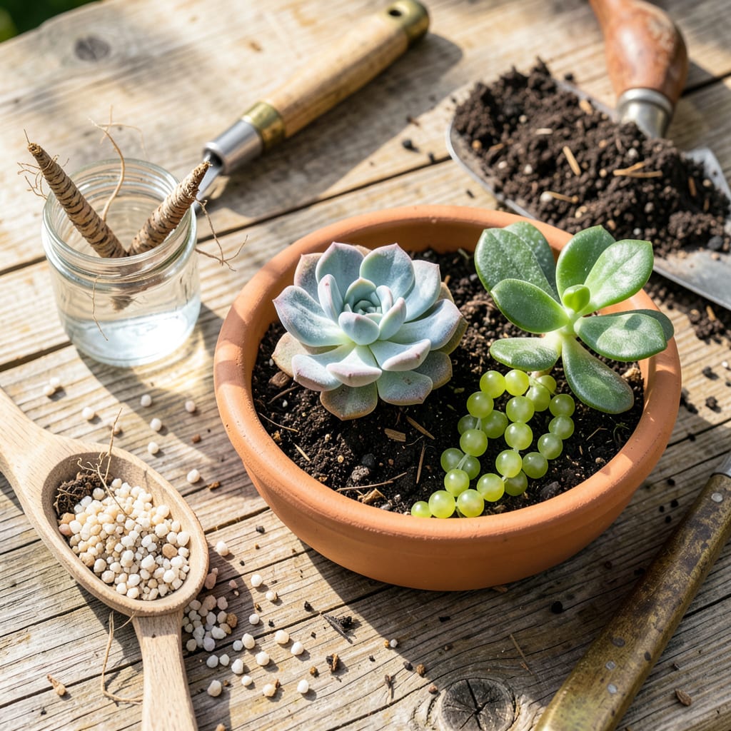 Transplanting Succulents From Cuttings: Foolproof Steps for Thriving Roots detailed visual guide
