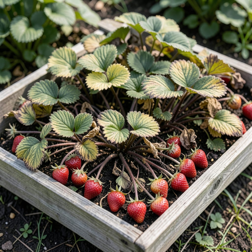 Verticillium Wilt in Strawberry Plants: Field Tested Organic Recovery Plan illustration with key details