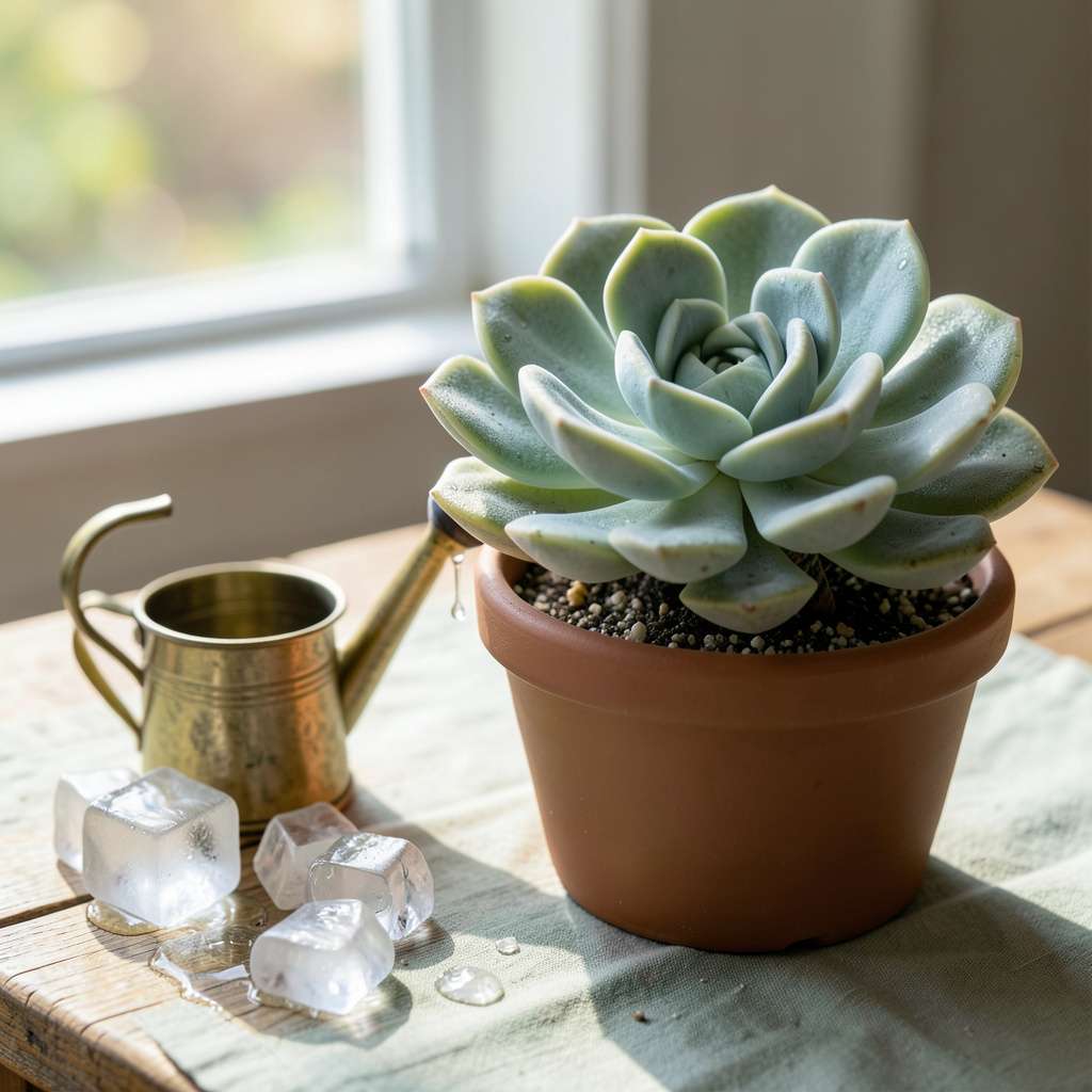Watering Succulents With Ice Cubes: Does It Work or Harm Your Plants