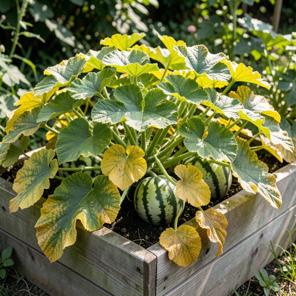 Watermelon Leaves Turning Yellow: Nutrient Deficiencies and Fixes illustration with key details