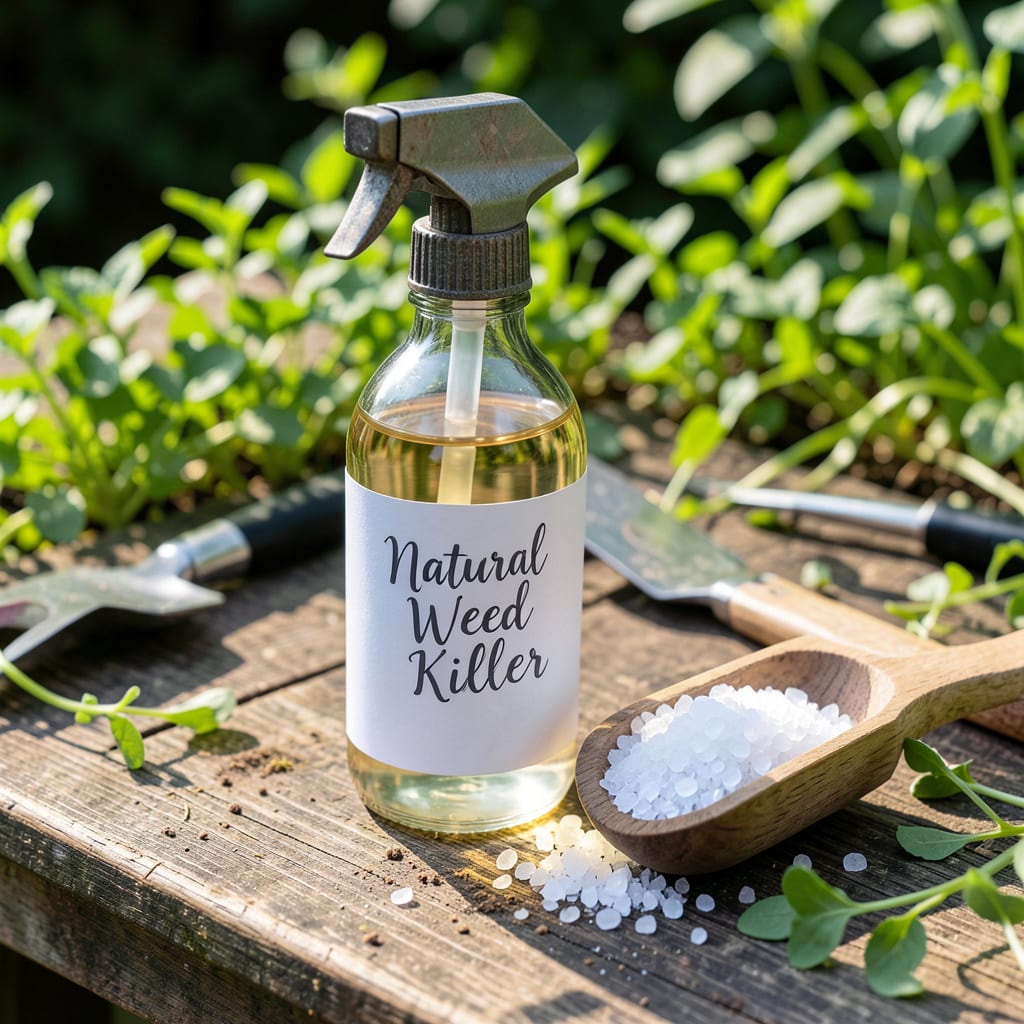 weed killer using white vinegar detailed visual guide