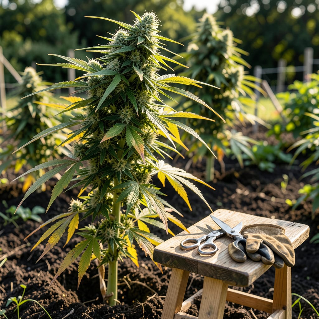 Visual representation of Weed Ready to Harvest: Visual Cues for Peak Potency