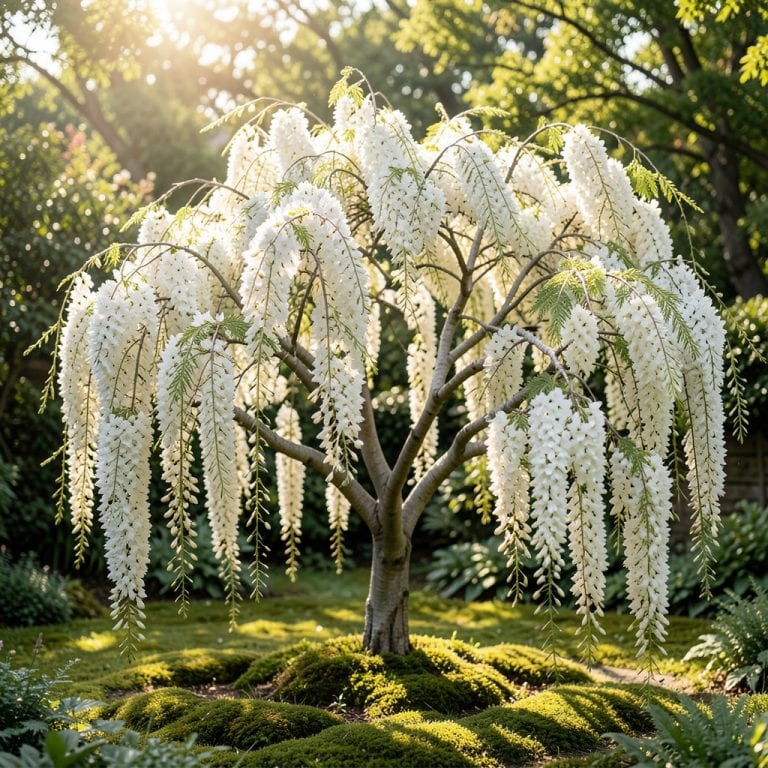 Weeping White Flower Tree: Graceful Branches for Garden Elegance