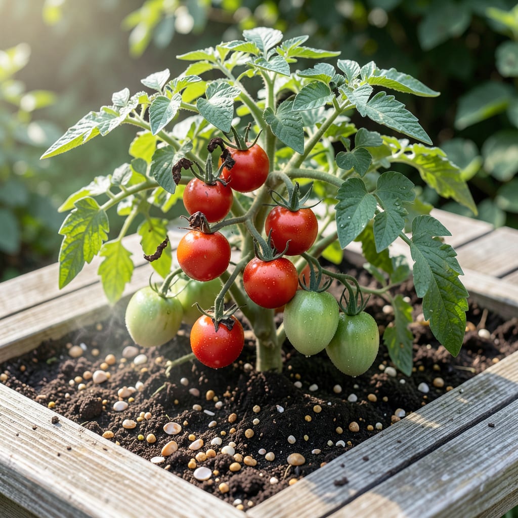 What Causes Blossom Rot on Tomato Plants: Calcium Deficiency and Quick Fixes example with annotations