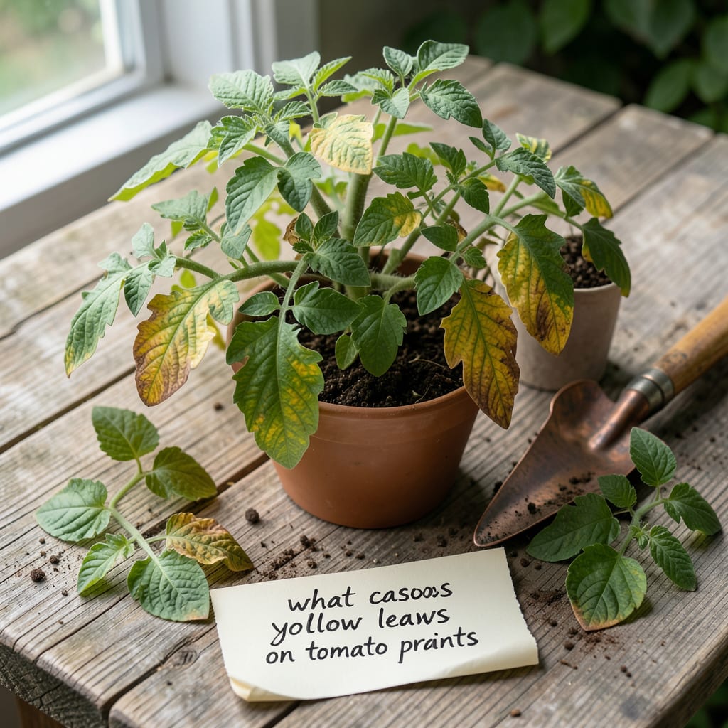 Comprehensive what causes yellow leaves on tomato plants visual reference