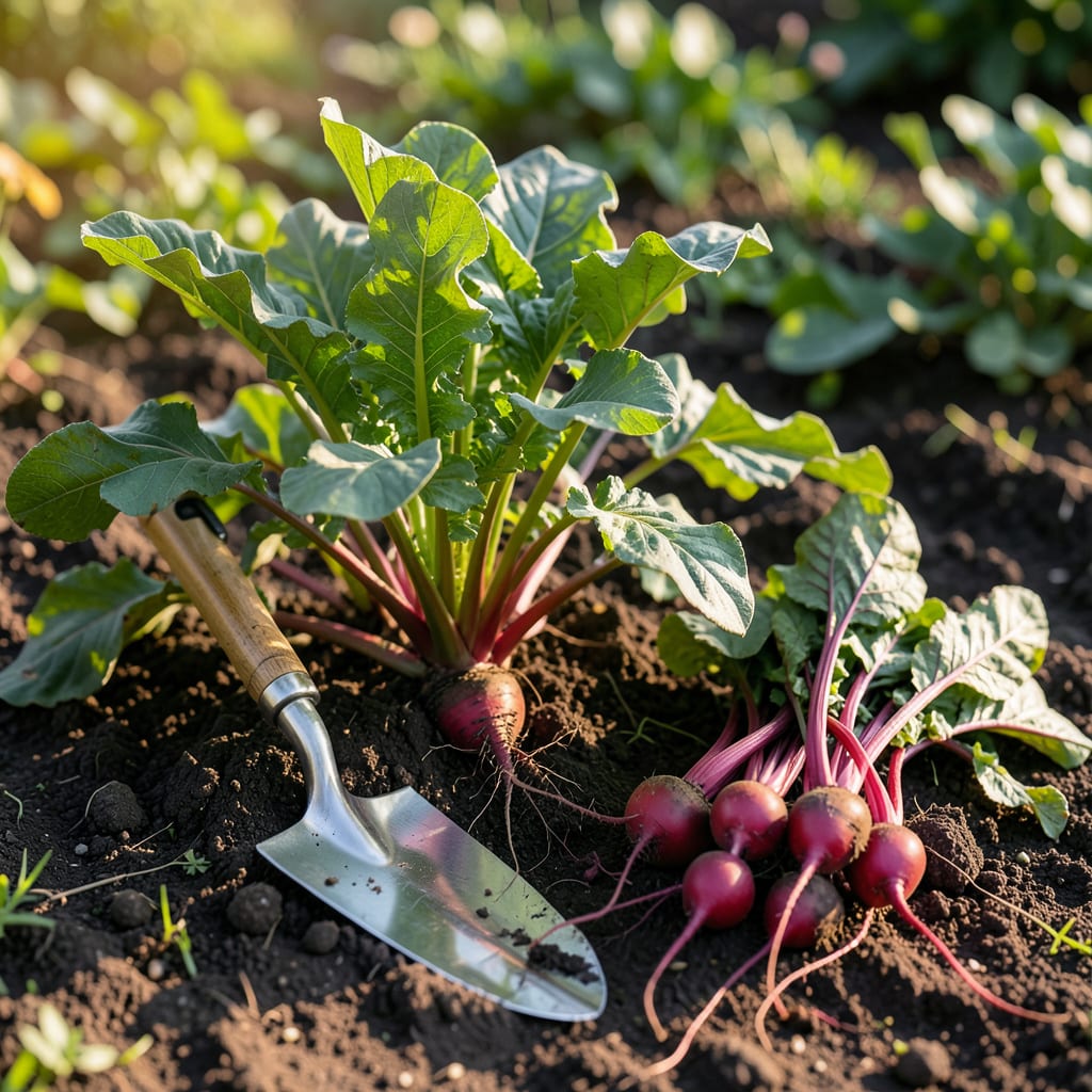 What Do Beets Look Like When Ready to Harvest: Top Soil Level Signs illustration with key details