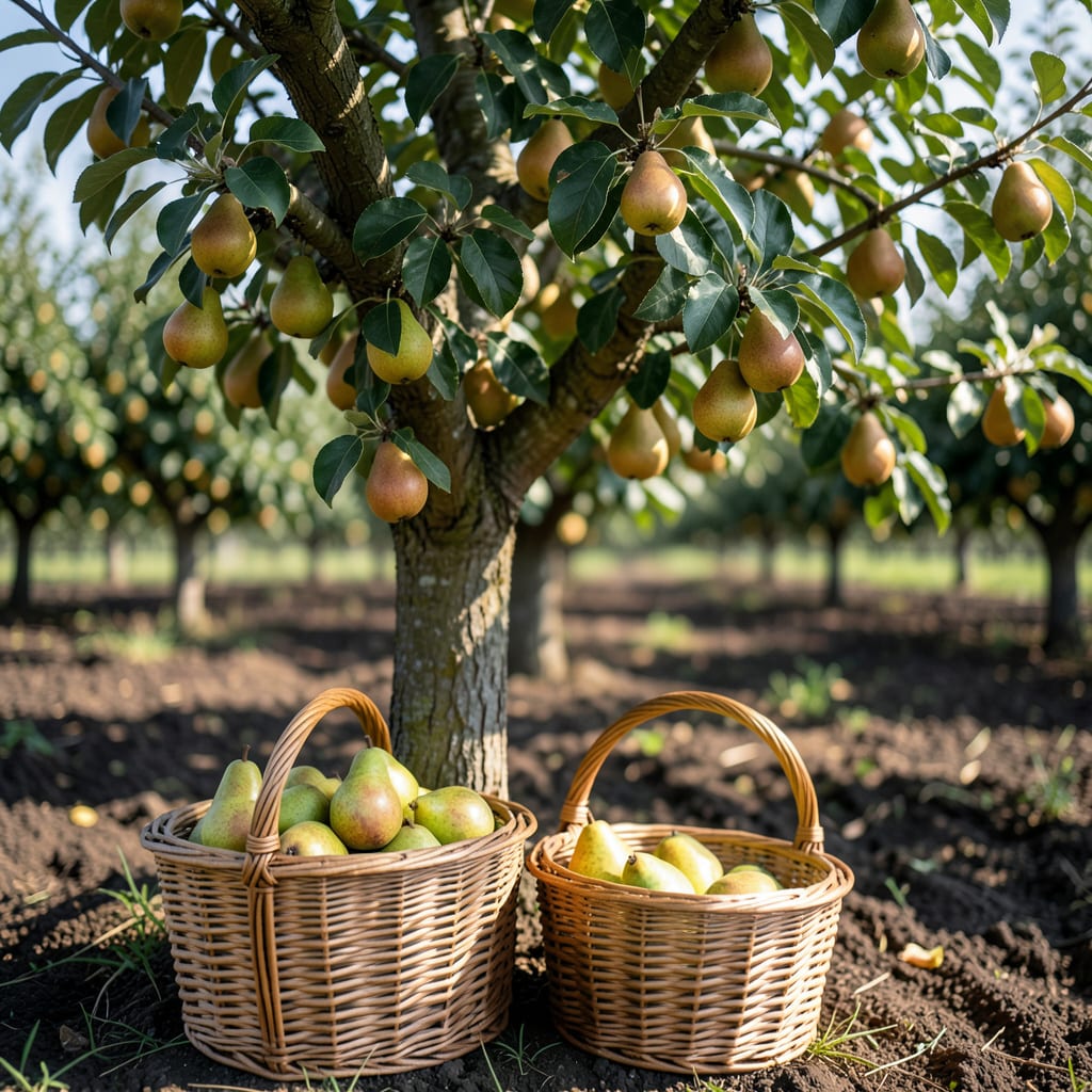 Visual representation of What Month Do You Harvest Pears: Timing Guide for Sweetest Flavor