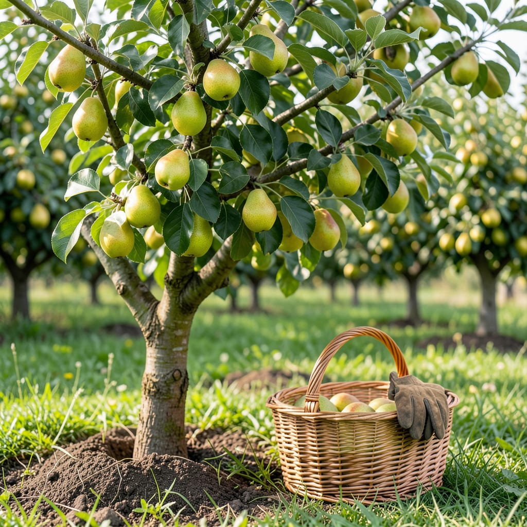 Visual representation of What Month Do You Pick Pears: Ripeness Signs for Gardeners