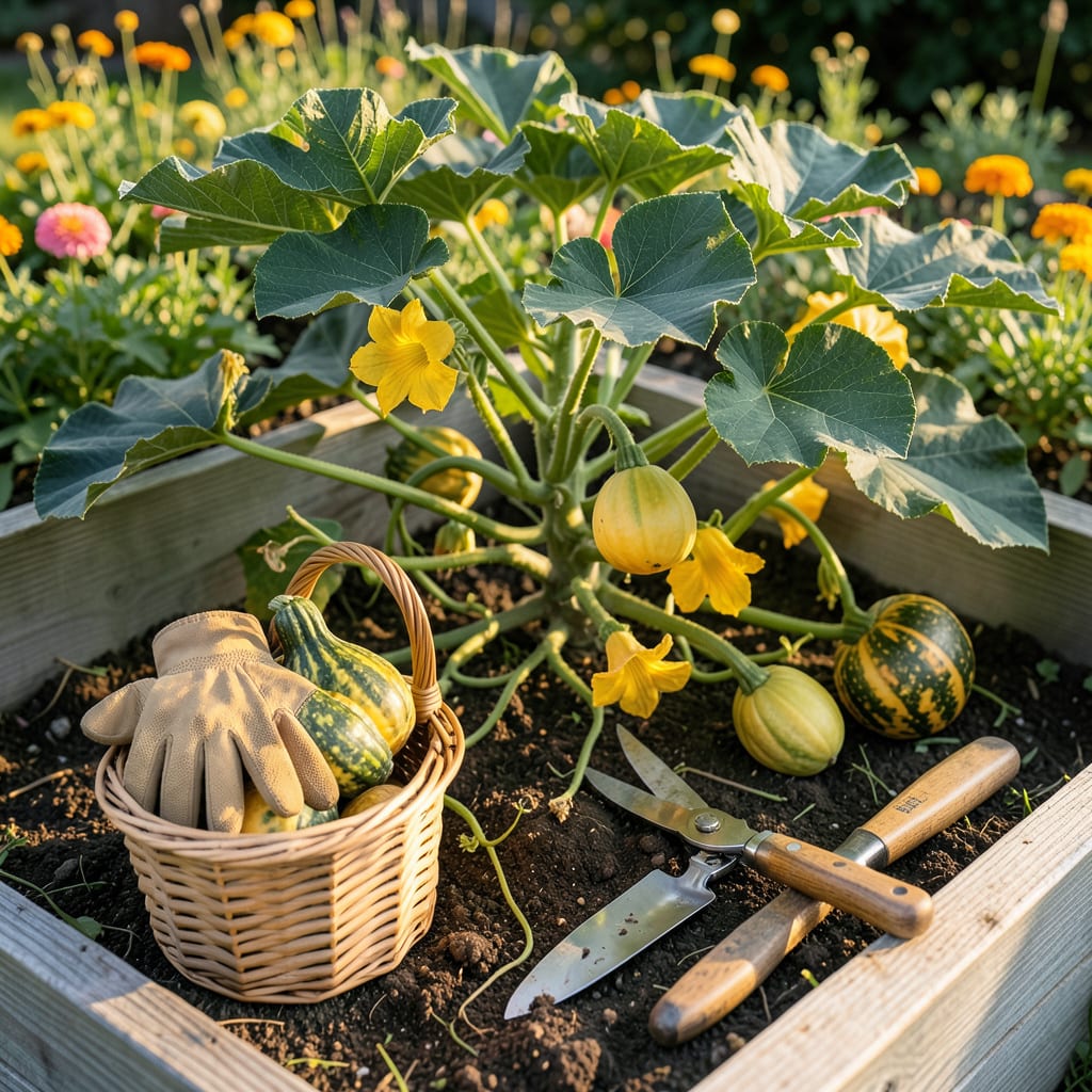 When Are Acorn Squash Ready to Pick: 5 Clear Signs to Harvest example with annotations