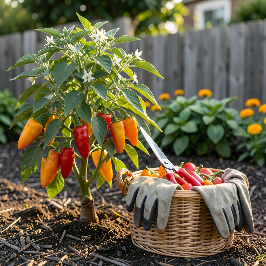 When Are Anaheim Peppers Ready to Pick: Perfect Harvest Timing Guide example with annotations
