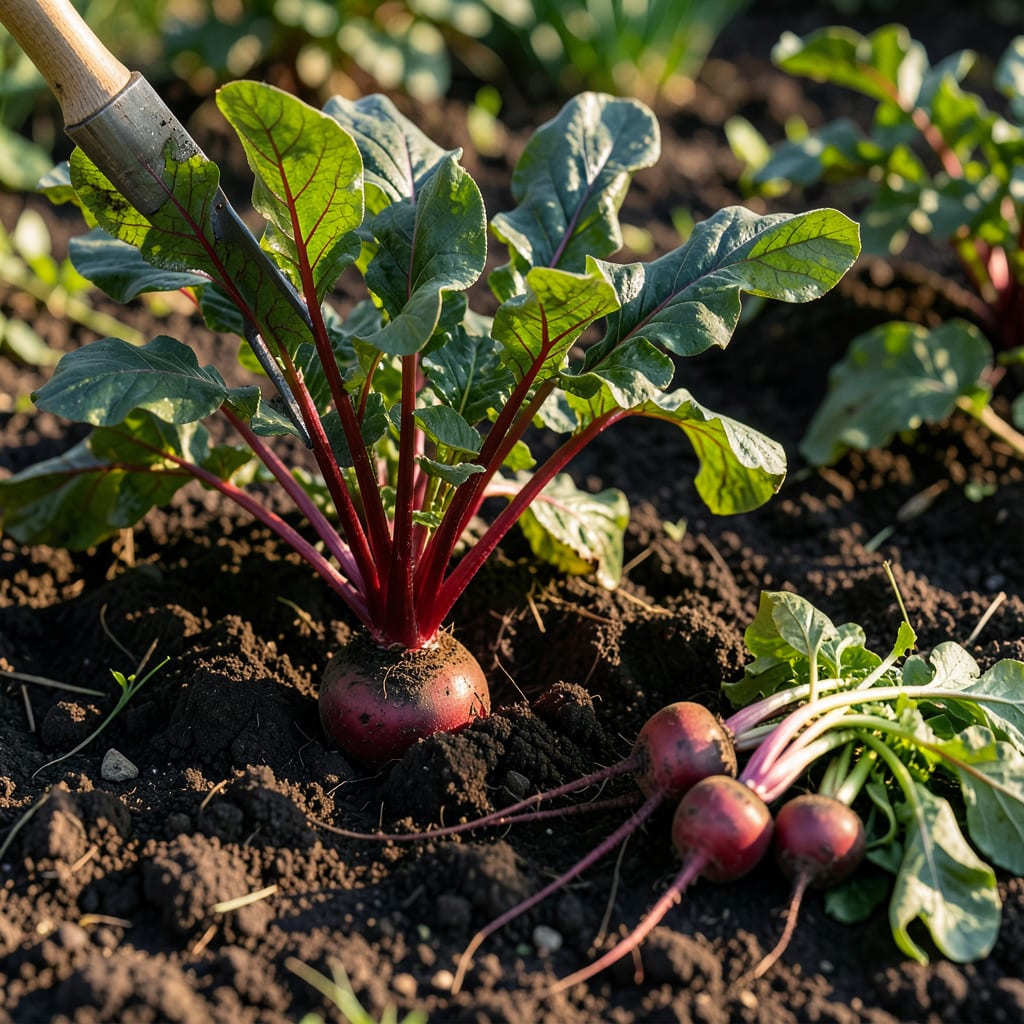 Visual representation of When Are Beets Ready to Harvest: Size and Shoulder Clues for Gardeners