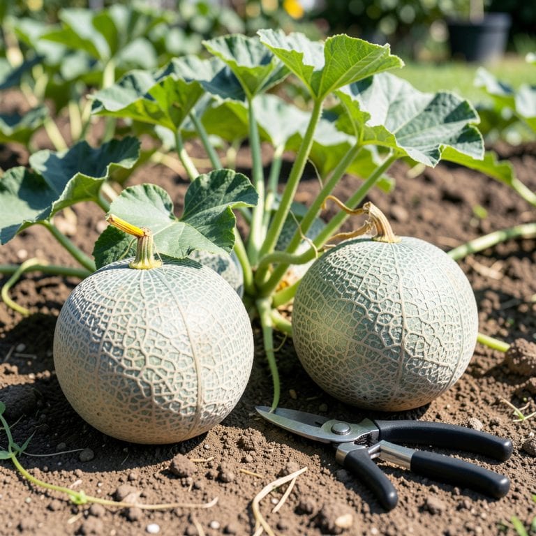 When Are Cantaloupes Ready to Be Picked: Netting and Stem Clues That Work